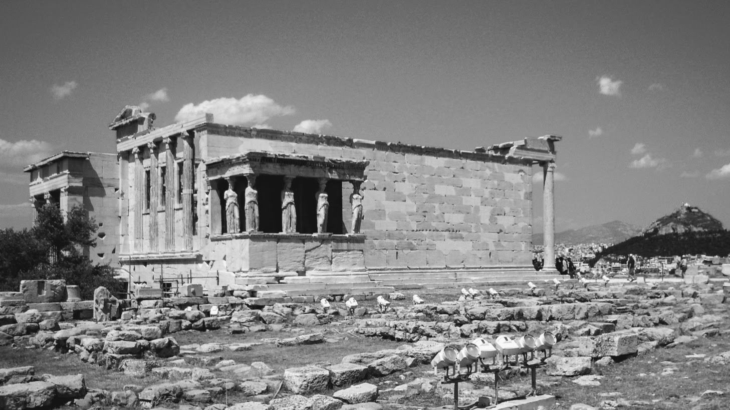Les Caryatides, Athènes 2010